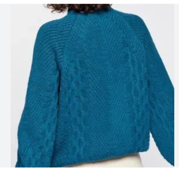 KOTN Kilimanjaro Cable Knit Extra Fine Lambswool Portugal Sweater - Picture 3 of 14